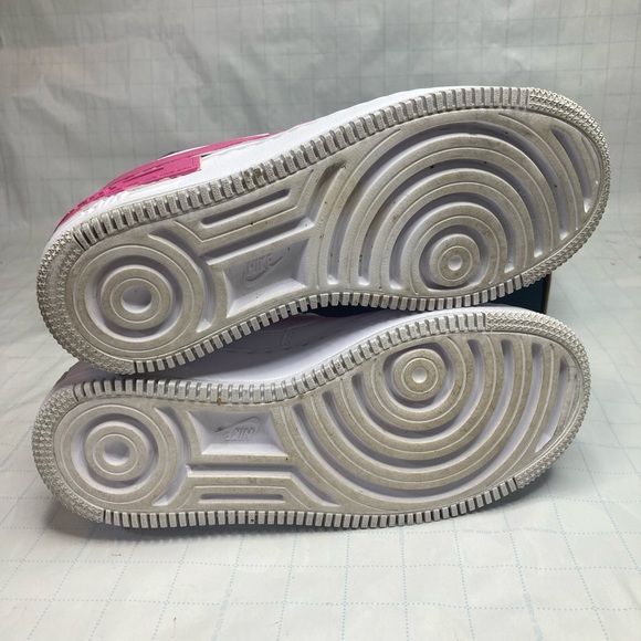 CUSTOM NIKE AIR FORCE 1 Shadow Triple White CI0919 100 Women size 8 - Picture 10 of 12